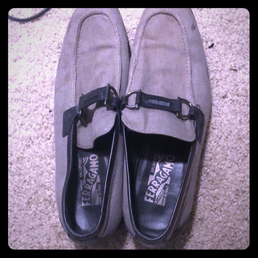 Salvatore Ferragamo Grey shoes